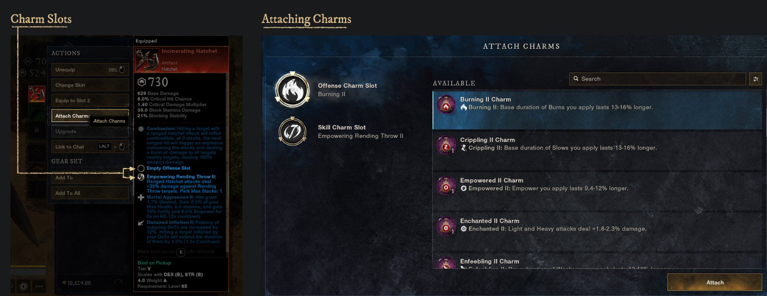 Perk Charms new world